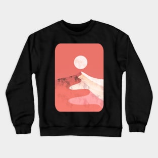 Orange dune peak Crewneck Sweatshirt